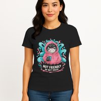 Sarcastic Loner Introvert Clothing Not Friendly Do Not Touch Womens T-Shirt