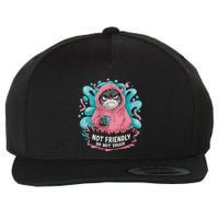 Sarcastic Loner Introvert Clothing Not Friendly Do Not Touch Wool Snapback Cap