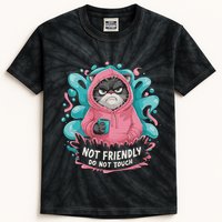 Sarcastic Loner Introvert Clothing Not Friendly Do Not Touch Kids Tie-Dye T-Shirt