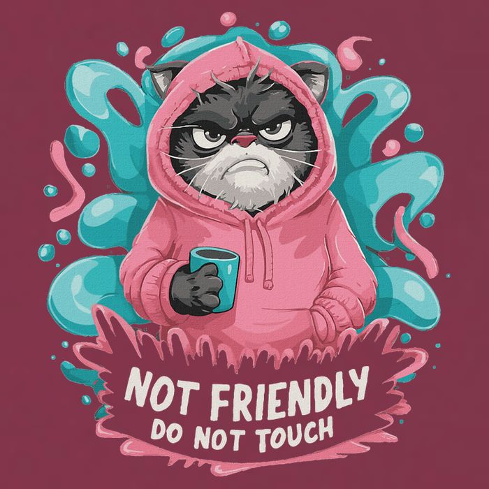 Sarcastic Loner Introvert Clothing Not Friendly Do Not Touch 16oz Travel Tumbler