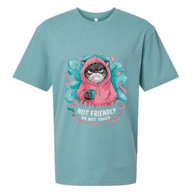 Sarcastic Loner Introvert Clothing Not Friendly Do Not Touch Sueded Cloud Jersey T-Shirt
