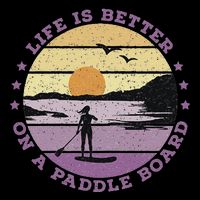 Sup Life Is Better On A Paddle Board Mousepad
