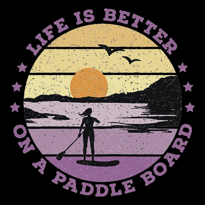 Sup Life Is Better On A Paddle Board Mousepad