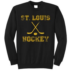 St. Louis Ice Hockey Sticks State Outile Stl Sweatshirt