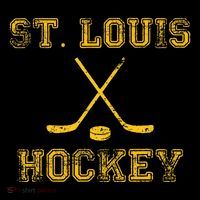 St. Louis Ice Hockey Sticks State Outile Stl Sustainable Bucket Hat