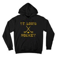 St. Louis Ice Hockey Sticks State Outile Stl Tall Hoodie