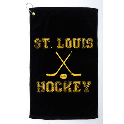 St. Louis Ice Hockey Sticks State Outile Stl Golf Towel