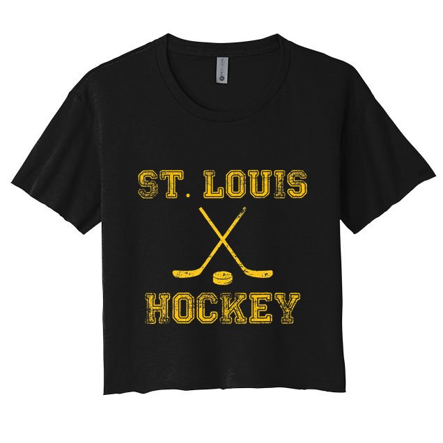 St. Louis Ice Hockey Sticks State Outile Stl Crop Top