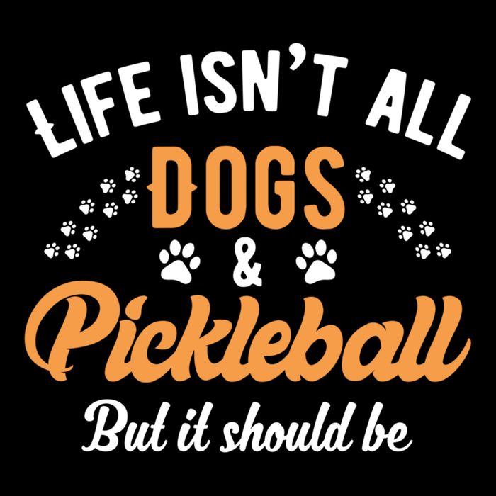 S Life IsnT All Dogs And Pickleball Player Gift Cooling Performance Crew T-Shirt