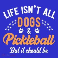 S Life IsnT All Dogs And Pickleball Player Gift 16 in Basic Backpack
