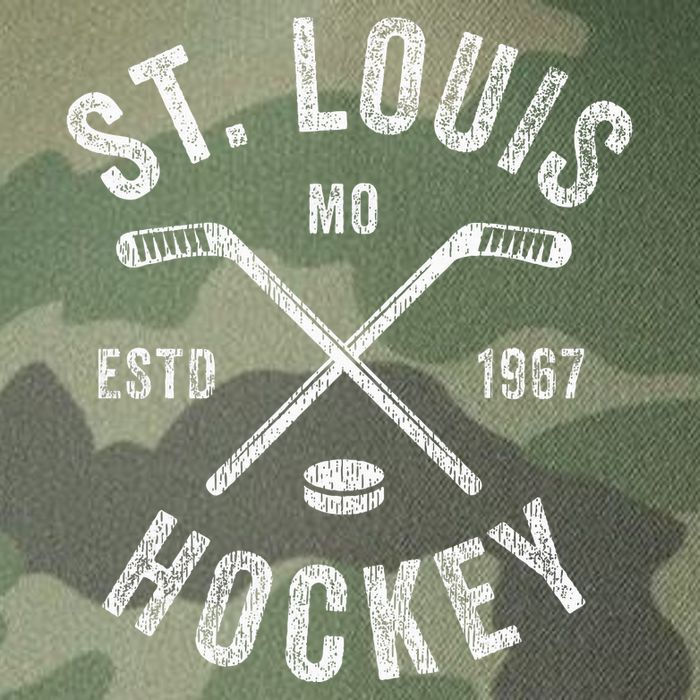 St. Louis Ice Hockey Crossed Sticks Legacy Tie Dye Trucker Hat