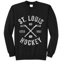 St. Louis Ice Hockey Crossed Sticks Sweatshirt
