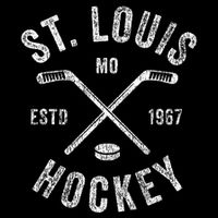 St. Louis Ice Hockey Crossed Sticks Bucket Hat
