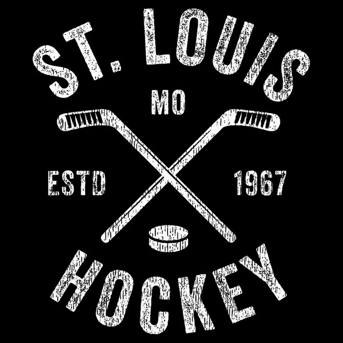 St. Louis Ice Hockey Crossed Sticks Bucket Hat