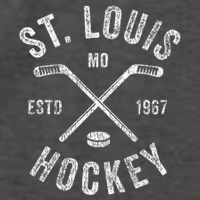 St. Louis Ice Hockey Crossed Sticks Vector Backpack