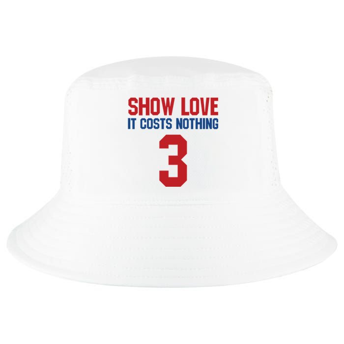 Show Love It Costs Nothing Love For 3 Pray For Damar Cool Comfort Performance Bucket Hat