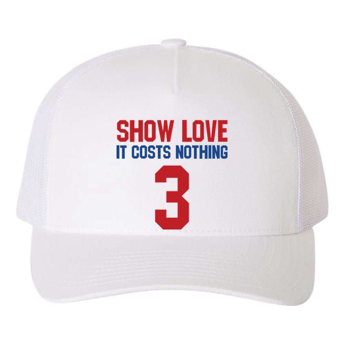 Show Love It Costs Nothing Love For 3 Pray For Damar Yupoong Adult 5-Panel Trucker Hat