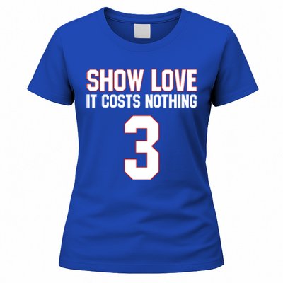 Show Love It Costs Nothing Love For 3 Pray For Damar Women's T-Shirt