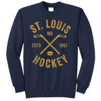 St. Louis Ice Hockey Hoodie Crossed Sticks Tall Sweatshirt