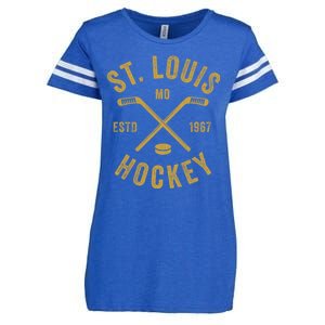 St. Louis Ice Hockey Hoodie Crossed Sticks Enza Ladies Jersey Football T-Shirt