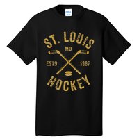 St. Louis Ice Hockey Hoodie crossed Sticks Tall T-Shirt