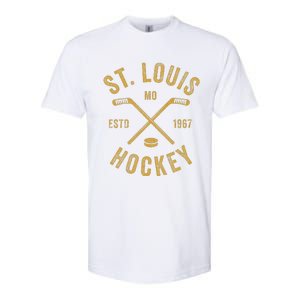 St. Louis Ice Hockey Hoodie crossed Sticks Softstyle CVC T-Shirt