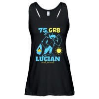 St. Lucia Independence 75gr8 National Pride Ladies Essential Flowy Tank