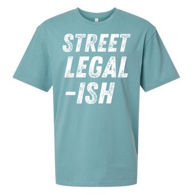 Street Legal Ish Mechanic Drag Racing Hot Rod Low Rider Car Cool Gift Sueded Cloud Jersey T-Shirt