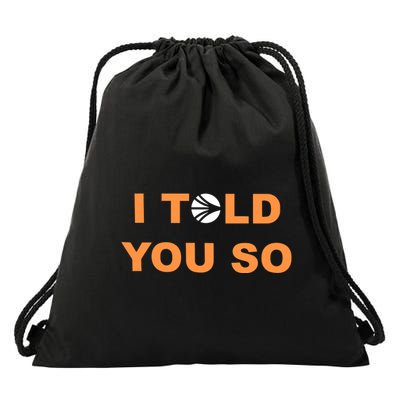 S.O.N.I.C Labs I Told You So Drawstring Bag