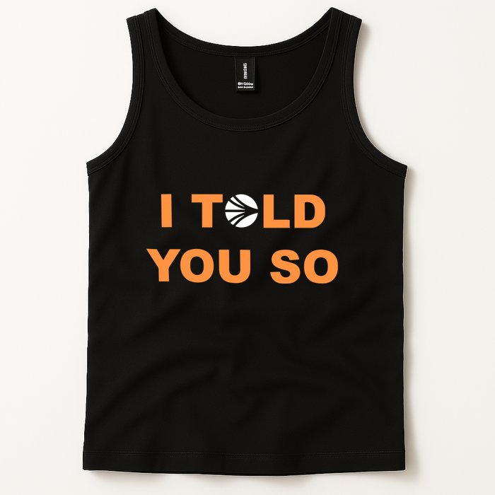 S.O.N.I.C Labs I Told You So Tank Top