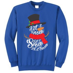 Snow Let It Snow Cute Christmas Winter Holiday Xmas Gift Sweatshirt