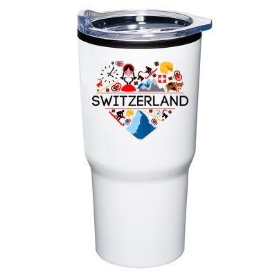 SWITZERLAND LOVE | | Illustrated Swiss Symbol, Alpine Tumbler