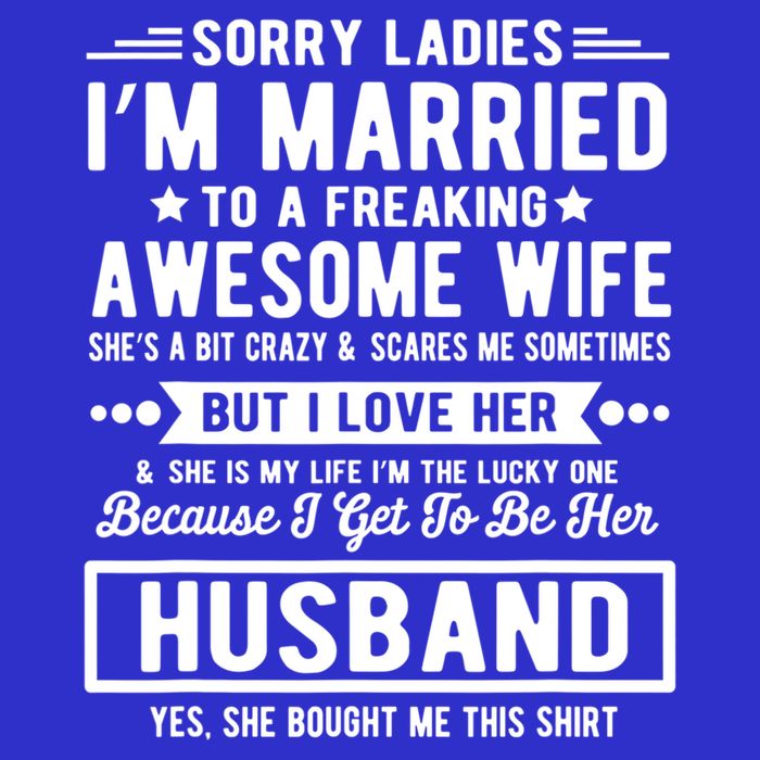 Sorry Ladies Im Married Funny Quote To A Freaking Awesome Cool Gift Kids Hoodie