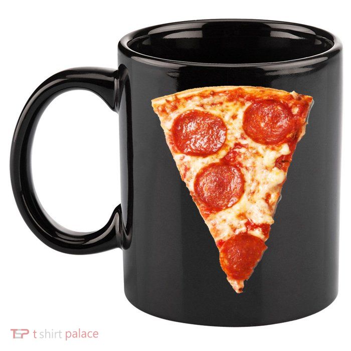 Slice Of Pepperoni Pizza 11oz C Handle Ceramic Mug