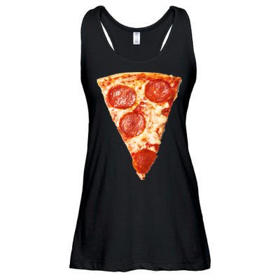 Slice Of Pepperoni Pizza Ladies Essential Flowy Tank