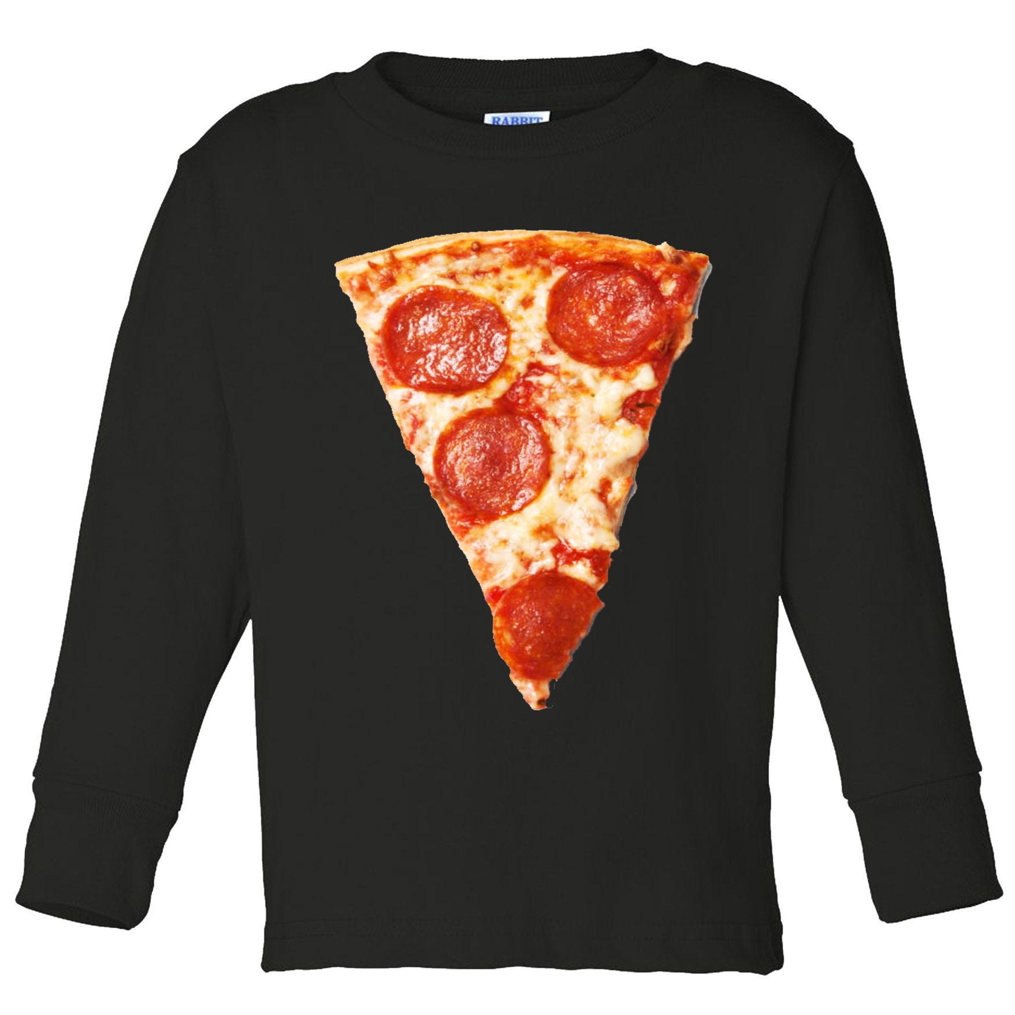 Slice Of Pepperoni Pizza Toddler Long Sleeve Shirt