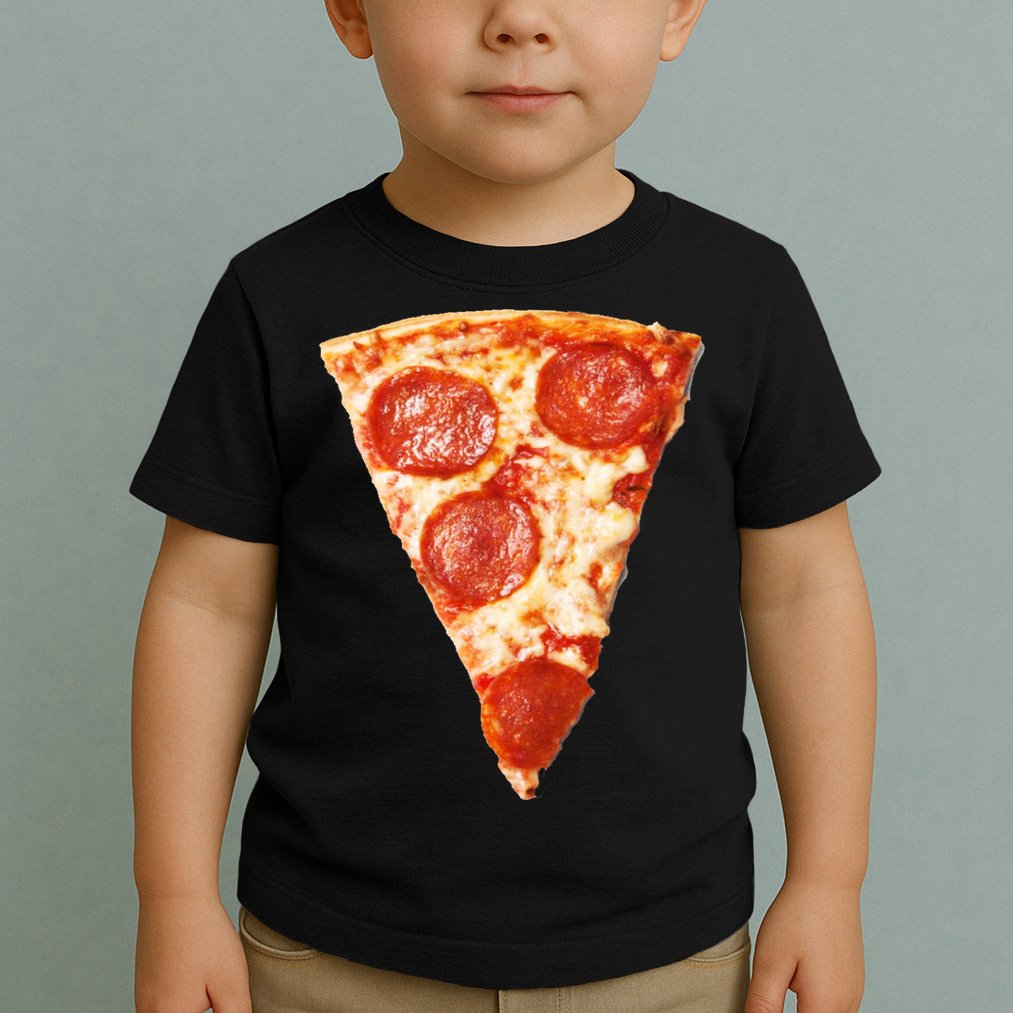 Slice Of Pepperoni Pizza Toddler T-Shirt