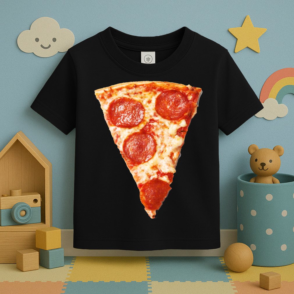 Slice Of Pepperoni Pizza Toddler T-Shirt