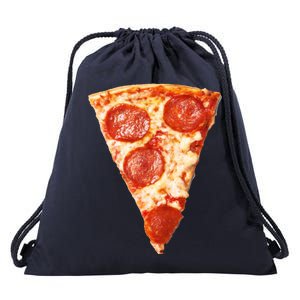 Slice Of Pepperoni Pizza Drawstring Bag