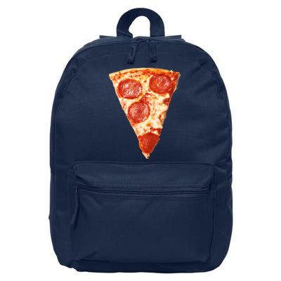 Slice Of Pepperoni Pizza 16 in Basic Backpack