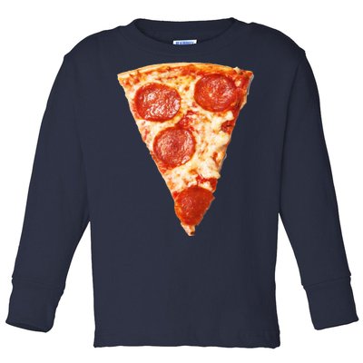 Slice Of Pepperoni Pizza Toddler Long Sleeve Shirt