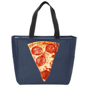 Slice Of Pepperoni Pizza Zip Tote Bag