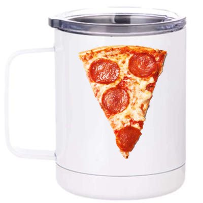 Slice Of Pepperoni Pizza 12 oz Stainless Steel Tumbler Cup