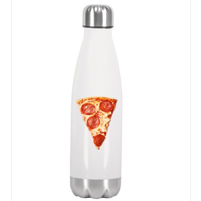 Slice Of Pepperoni Pizza Stainless Steel Insulated Water Bottle