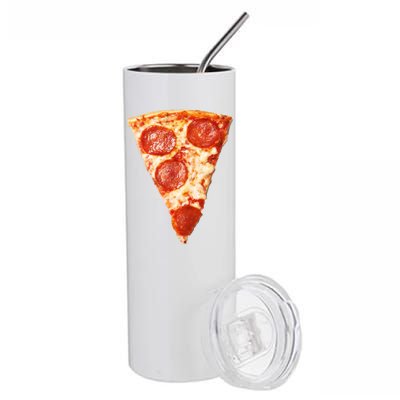 Slice Of Pepperoni Pizza Stainless Steel Tumbler