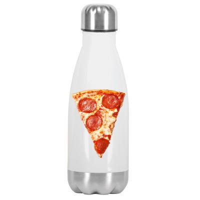 Slice Of Pepperoni Pizza Stainless Steel Insulated Water Bottle