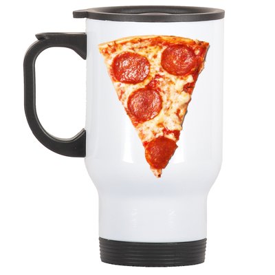 Slice Of Pepperoni Pizza Stainless Steel Travel Mug