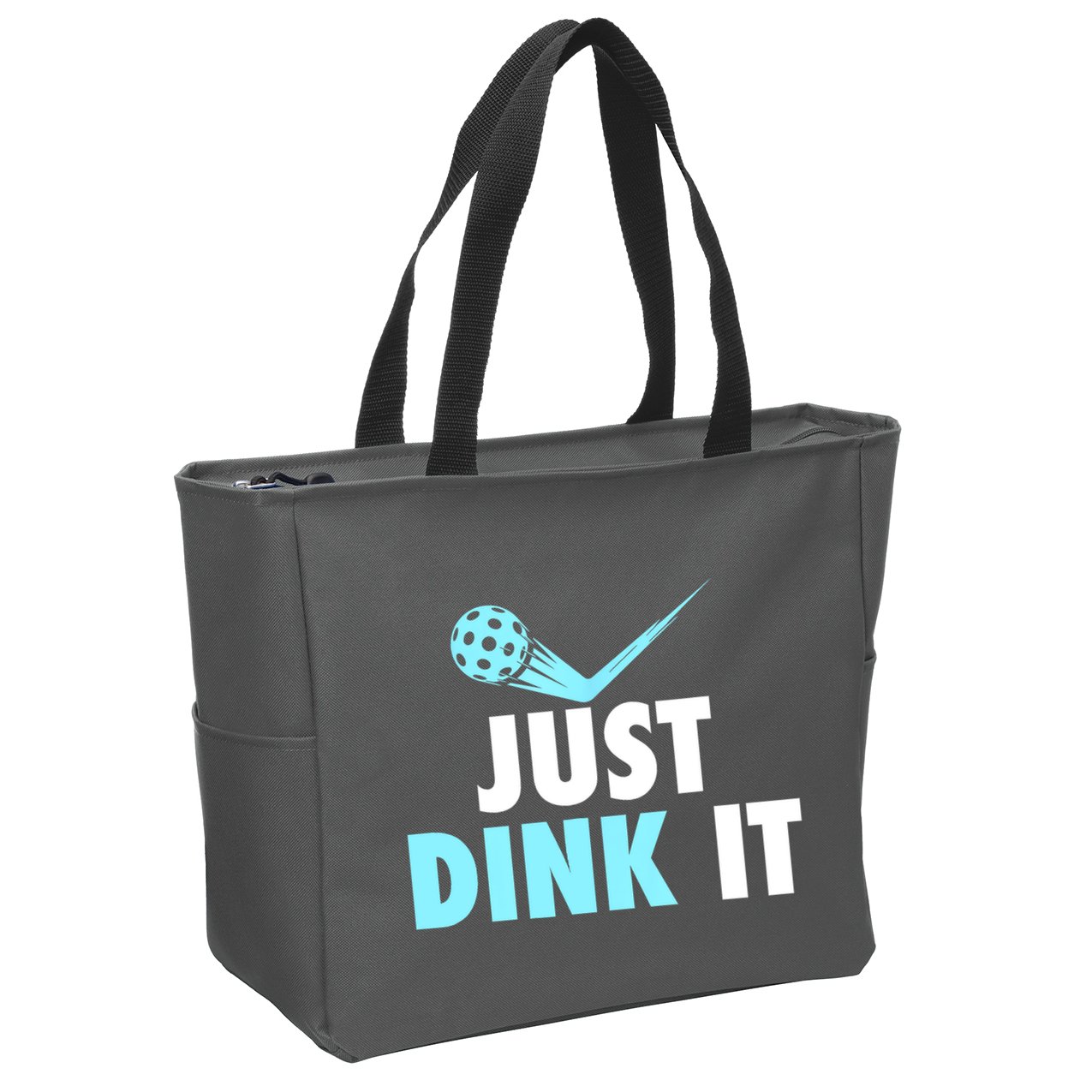 Sports Lover Just Dink It Pickleball Player Pickleballers Best Gift Zip Tote Bag