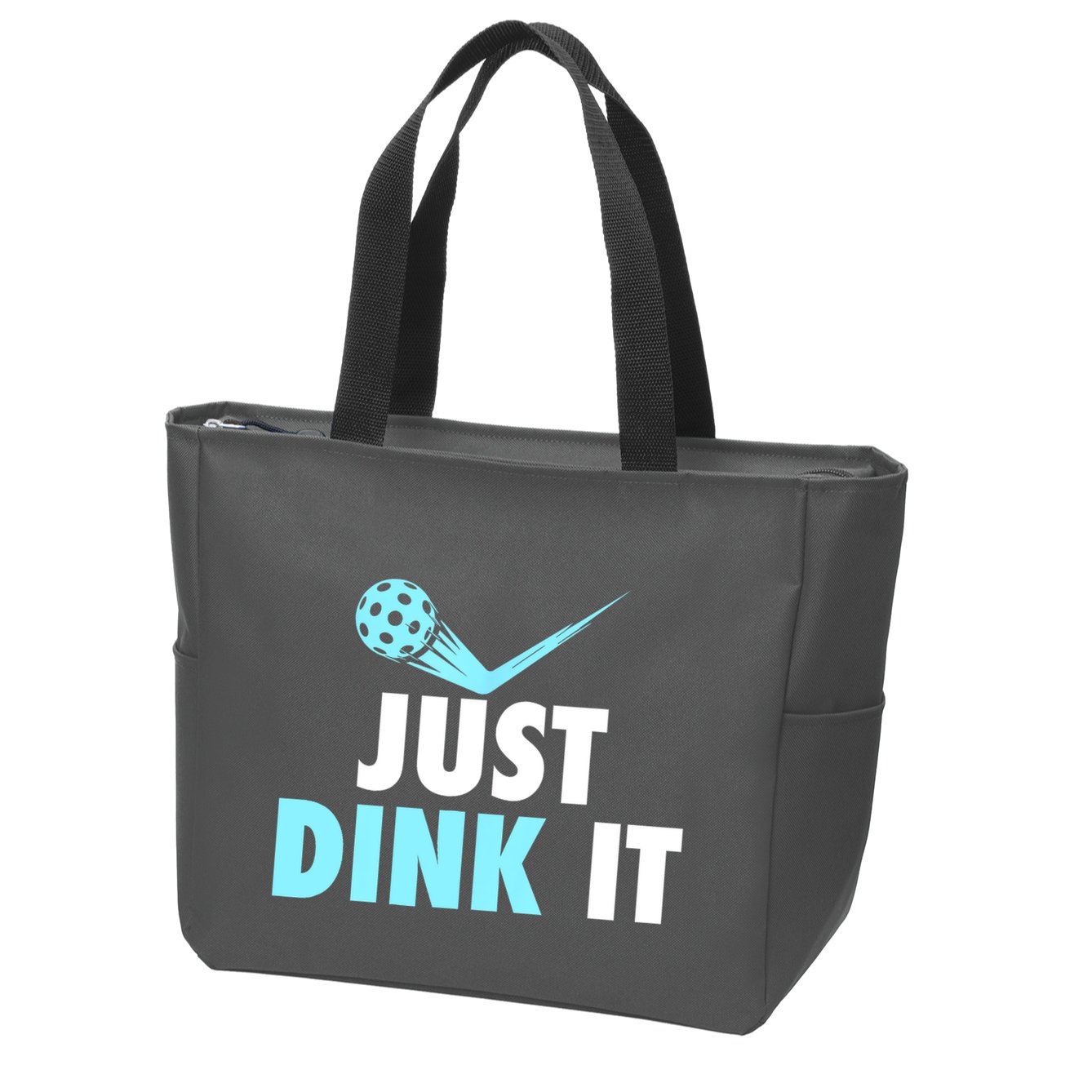 Sports Lover Just Dink It Pickleball Player Pickleballers Best Gift Zip Tote Bag