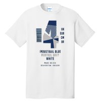 Sneaker Label Jordan 4 Industrial Blue Sneaker Tall T-Shirt